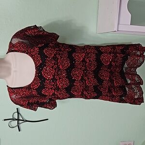 🐞BRITTANY BLACK sequins blouse